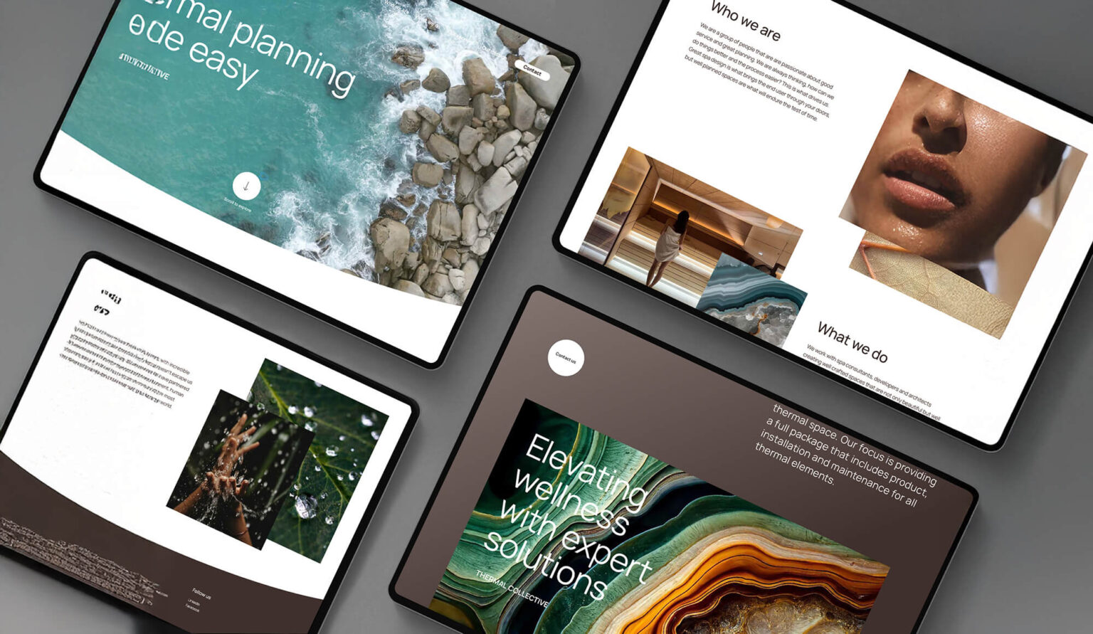 Art of noah - Thermal collective website